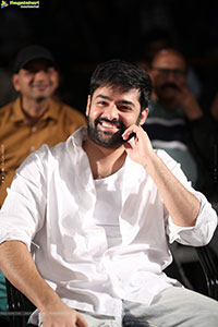 Ram Pothineni at Andhra King Taluka Success Meet