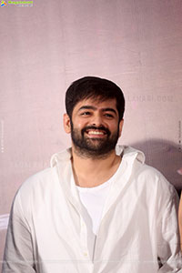 Ram Pothineni at Andhra King Taluka Success Meet