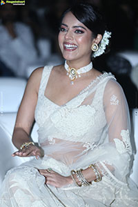 Riddhi Kumar at The Rajasaab Pre Release Event