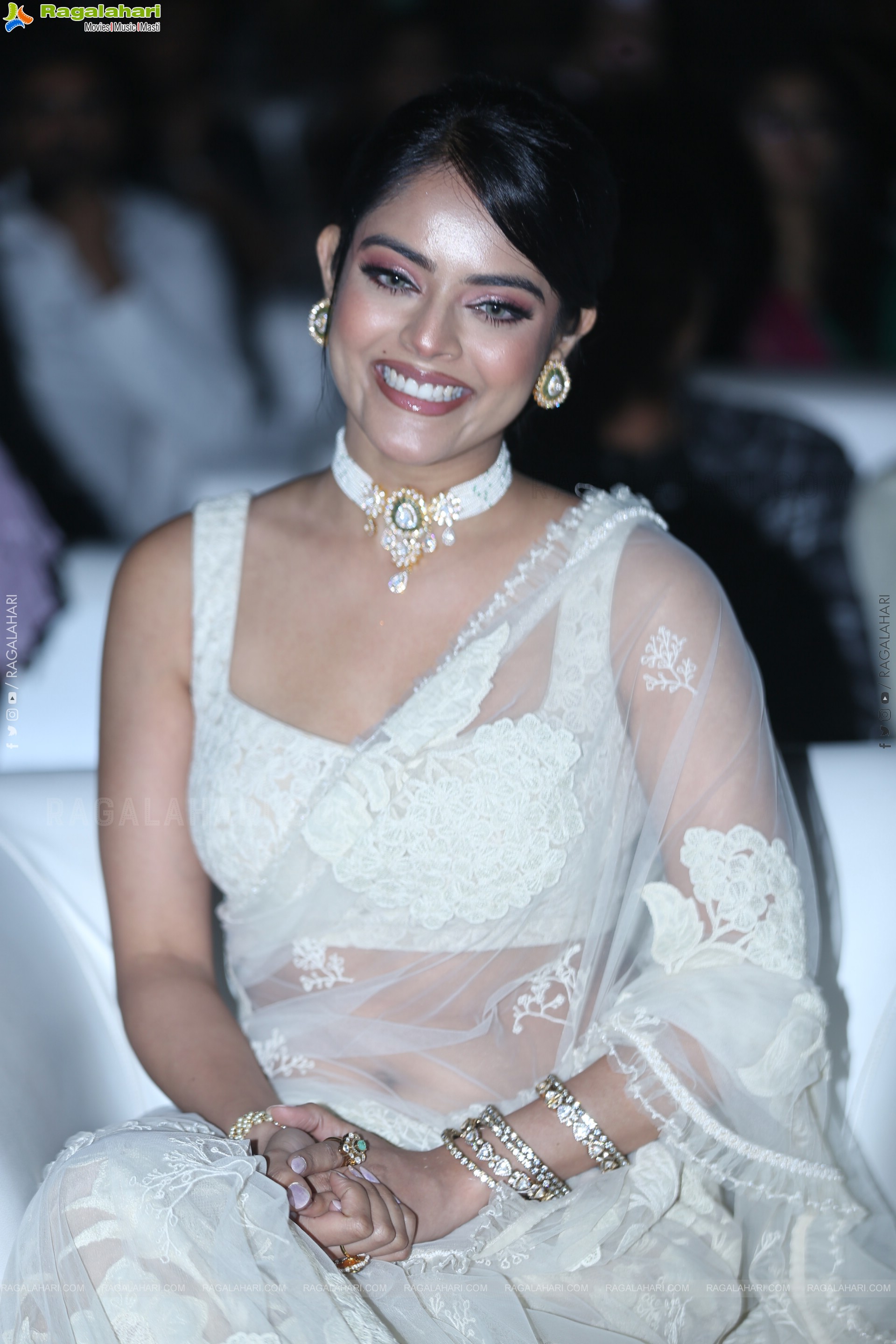 Riddhi Kumar at The Rajasaab Pre Release Event, HD Gallery