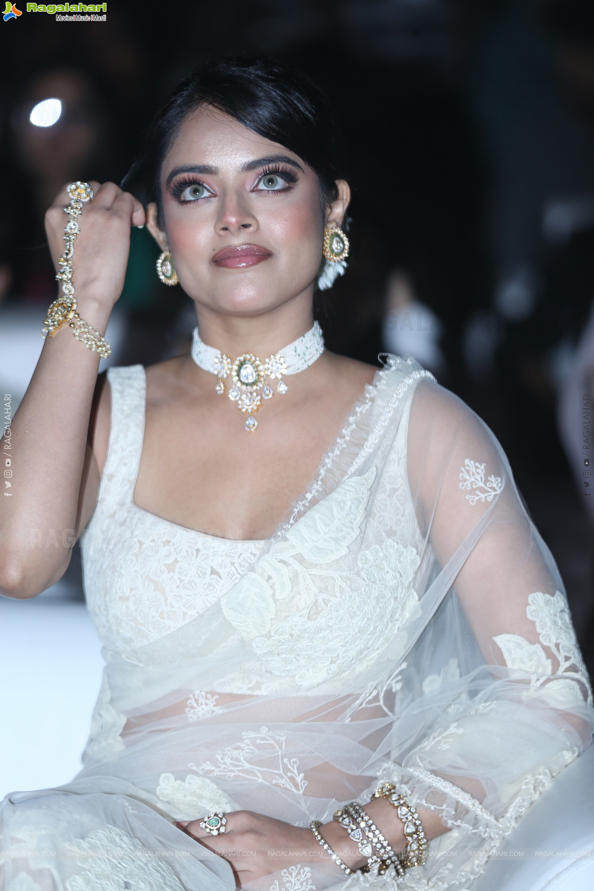 Riddhi Kumar at The Rajasaab Pre Release Event, HD Gallery