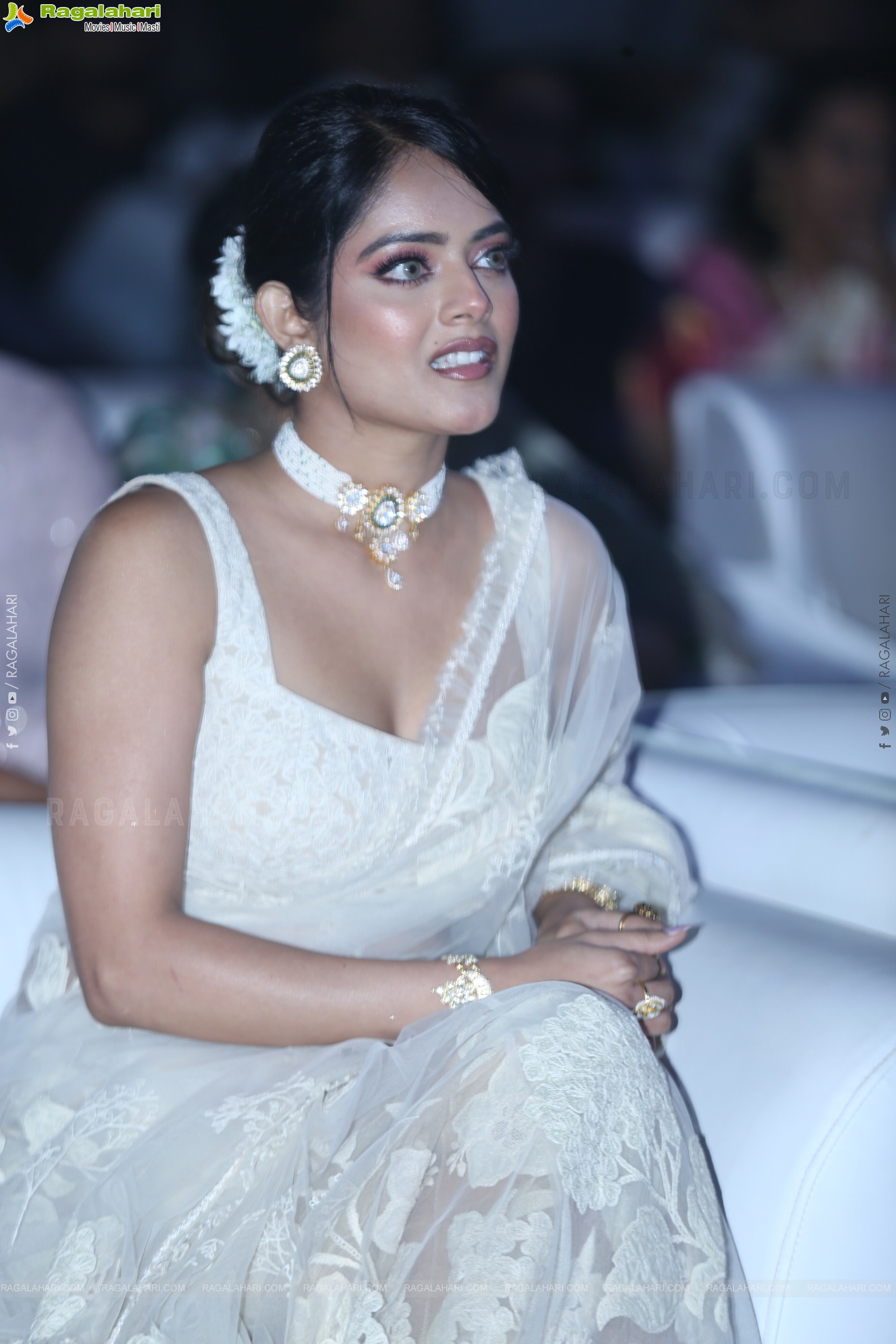 Riddhi Kumar at The Rajasaab Pre Release Event, HD Gallery