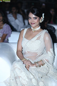 Riddhi Kumar at The Rajasaab Pre Release Event