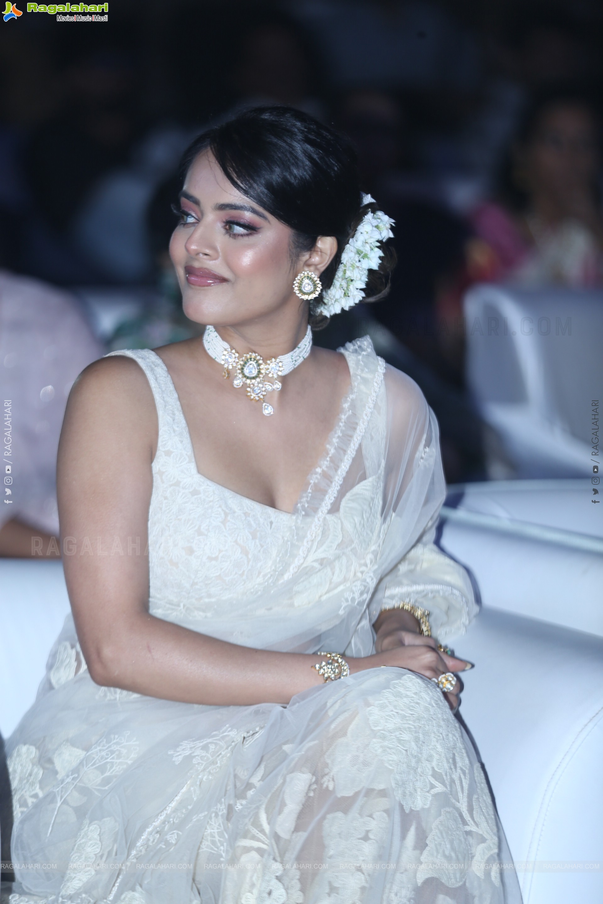 Riddhi Kumar at The Rajasaab Pre Release Event, HD Gallery