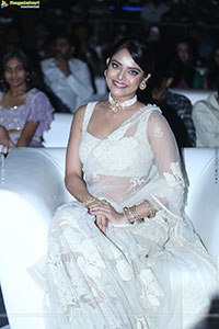 Riddhi Kumar at The Rajasaab Pre Release Event