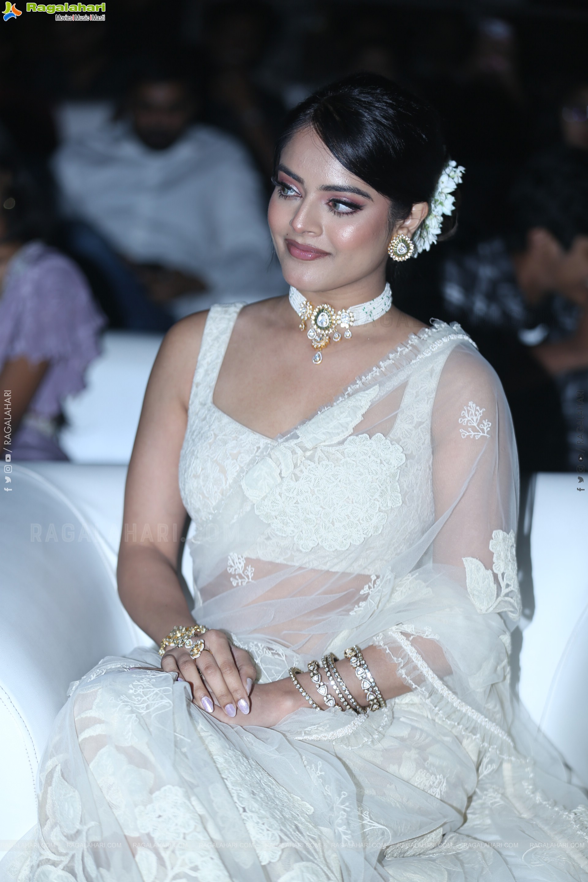 Riddhi Kumar at The Rajasaab Pre Release Event, HD Gallery