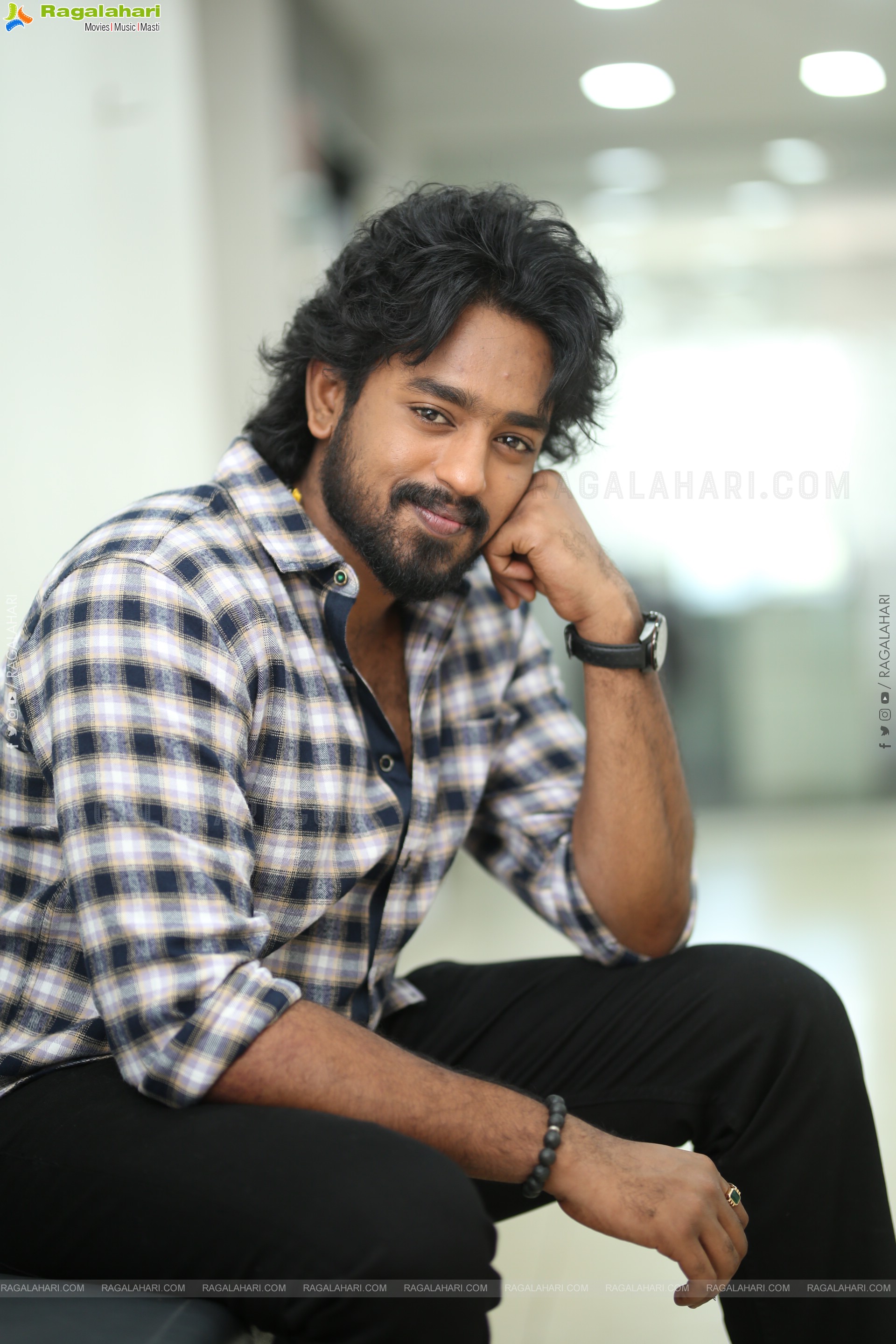 Roshan Kanakala at Mowgli Movie Interview, HD Gallery