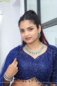 Soni Verma stills in Blue Designer Dress, HD Gallery