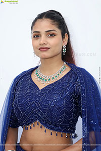 Soni Verma stills in Blue Designer Dress, HD Gallery