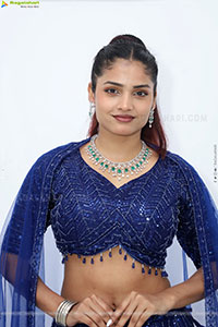 Soni Verma stills in Blue Designer Dress, HD Gallery
