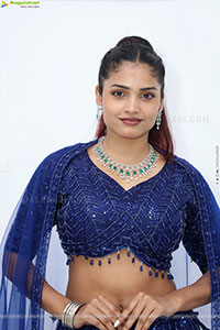 Soni Verma stills in Blue Designer Dress, HD Gallery