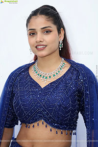 Soni Verma stills in Blue Designer Dress, HD Gallery