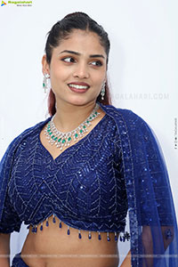 Soni Verma stills in Blue Designer Dress, HD Gallery