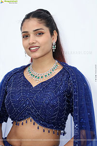 Soni Verma stills in Blue Designer Dress, HD Gallery