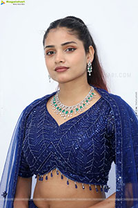 Soni Verma stills in Blue Designer Dress, HD Gallery