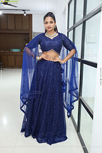 Soni Verma stills in Blue Designer Dress, HD Gallery