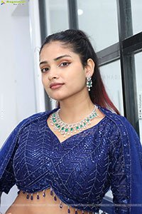 Soni Verma stills in Blue Designer Dress, HD Gallery