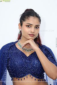 Soni Verma stills in Blue Designer Dress, HD Gallery