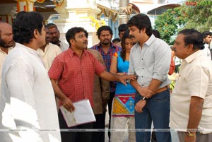 King (Nagarjuna, Trisha) Working Stills