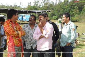 King (Nagarjuna, Trisha) Working Stills