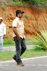 King (Nagarjuna, Trisha) Working Stills