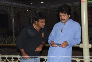 King (Nagarjuna, Trisha) Working Stills