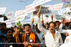 Tollywood Film Industry Shanti Yatra