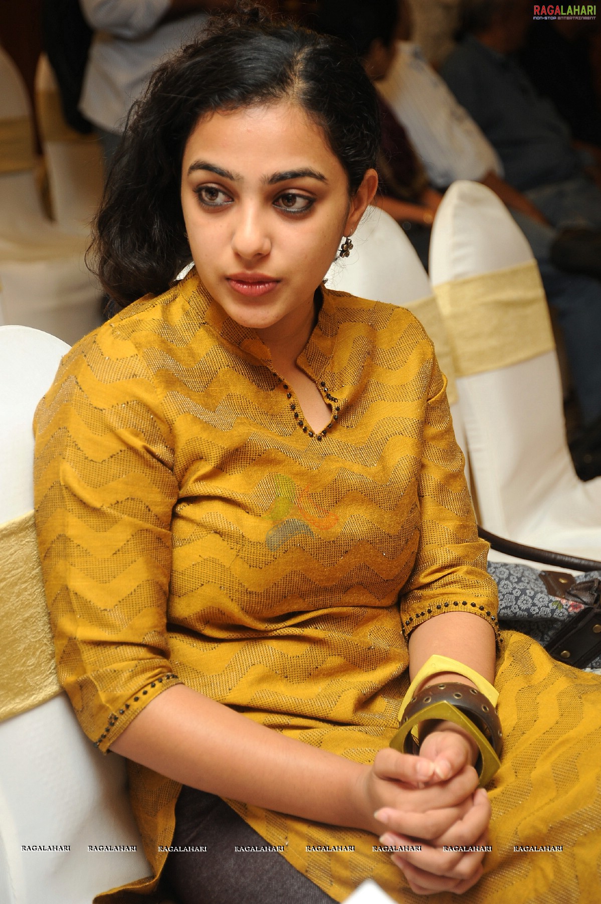 Nithya Menon at 180 Movie Press Meet, Hyderabad, Photo Gallery