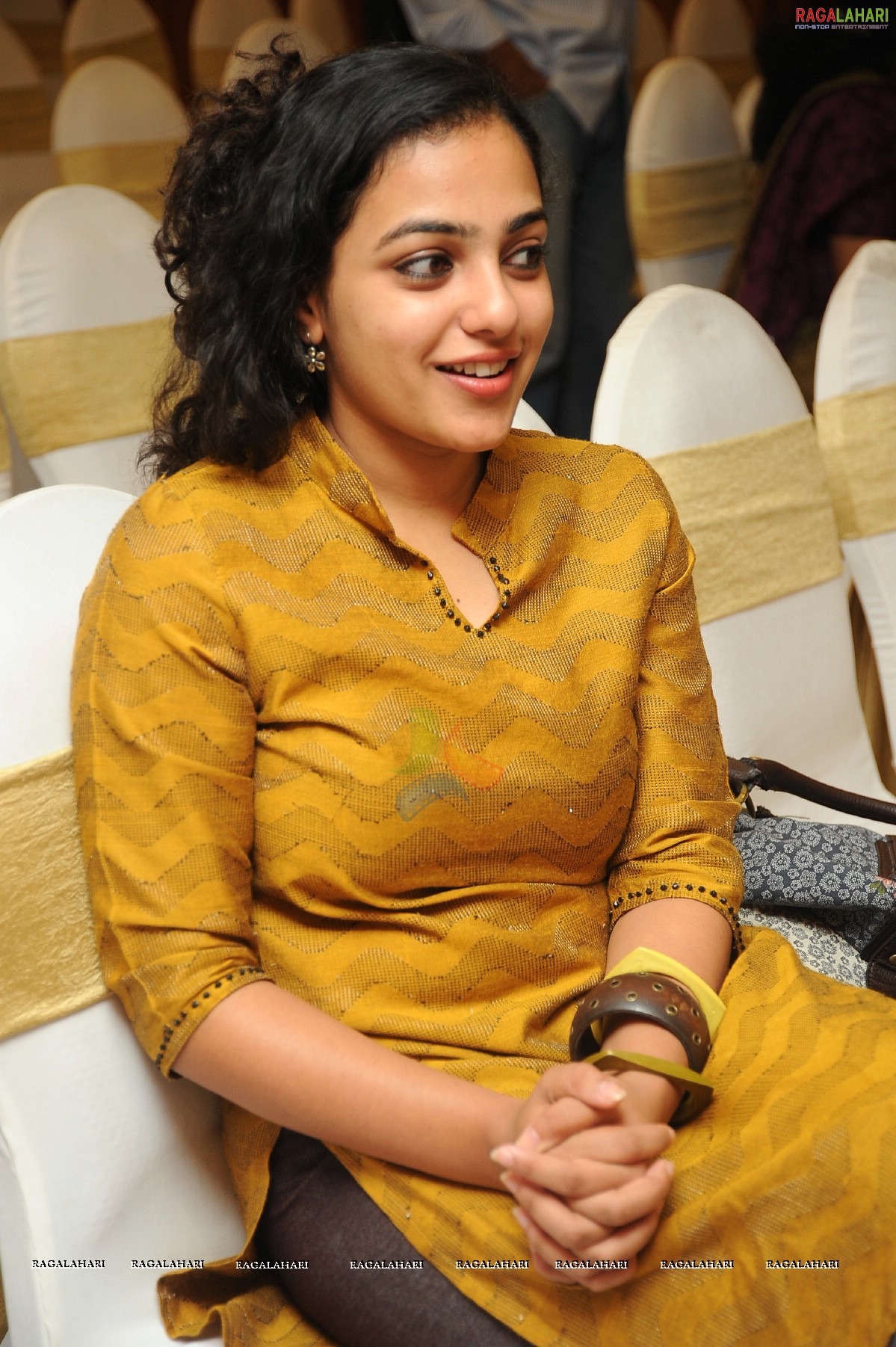 Nithya Menon at 180 Movie Press Meet, Hyderabad, Photo Gallery