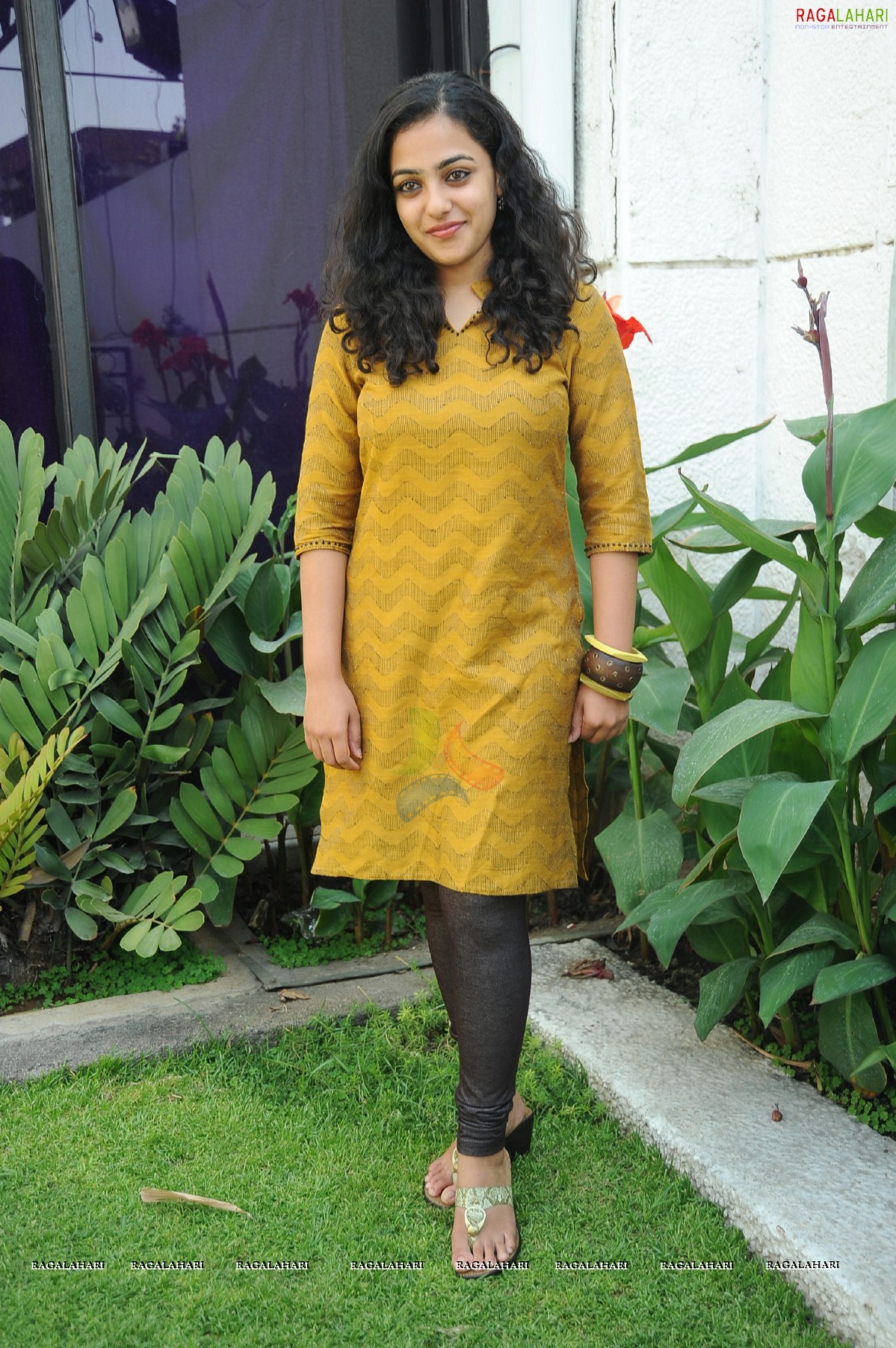 Nithya Menon at 180 Movie Press Meet, Hyderabad, Photo Gallery