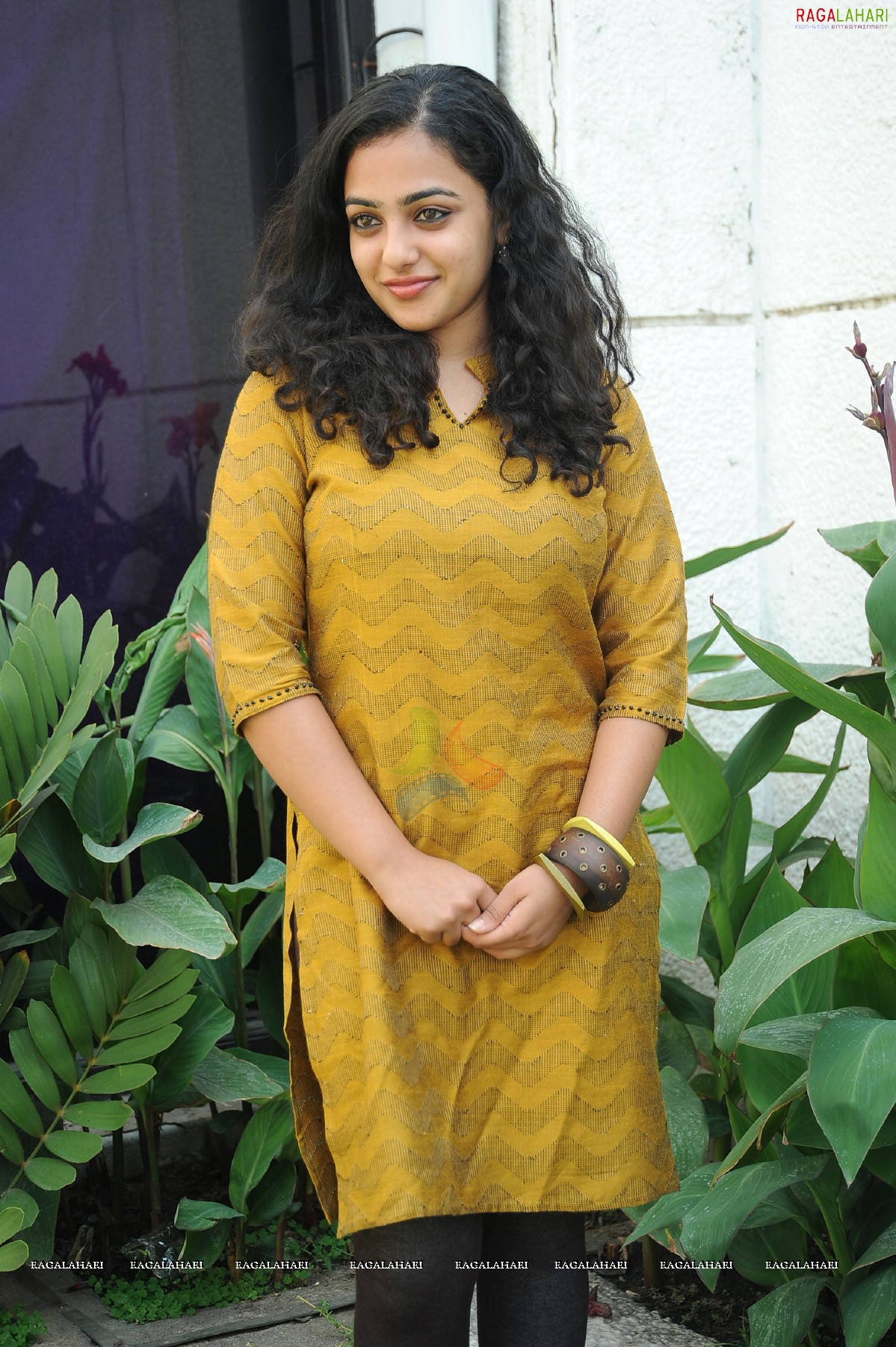 Nithya Menon at 180 Movie Press Meet, Hyderabad, Photo Gallery