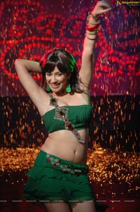 Beautiful Madhurima in Green Dress