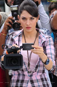 Tamanna in T Shirt and Jeans