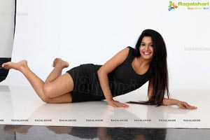 Katyayani Sharma in Black Frock