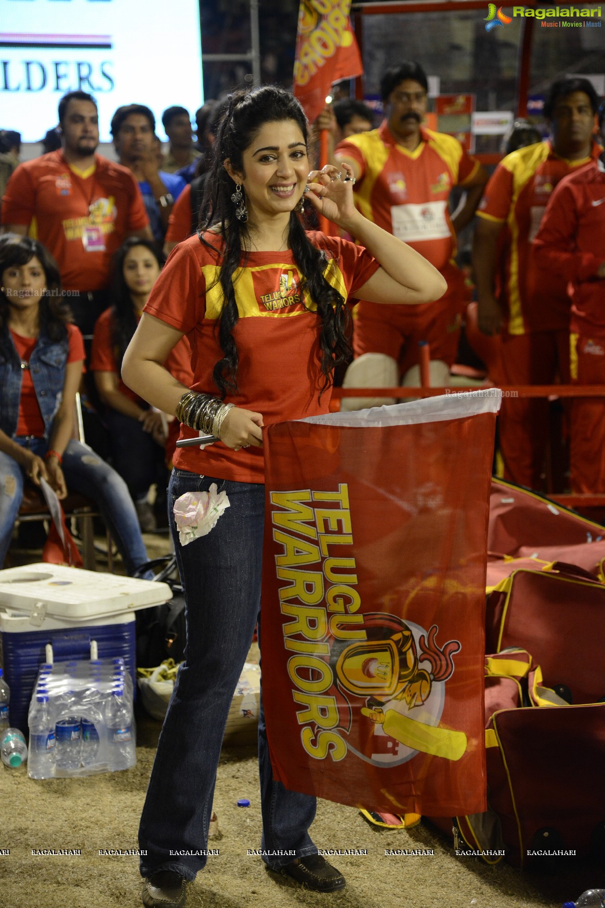 Charmi at CCL 4 Match, Hyderabad, Exclusive Photos