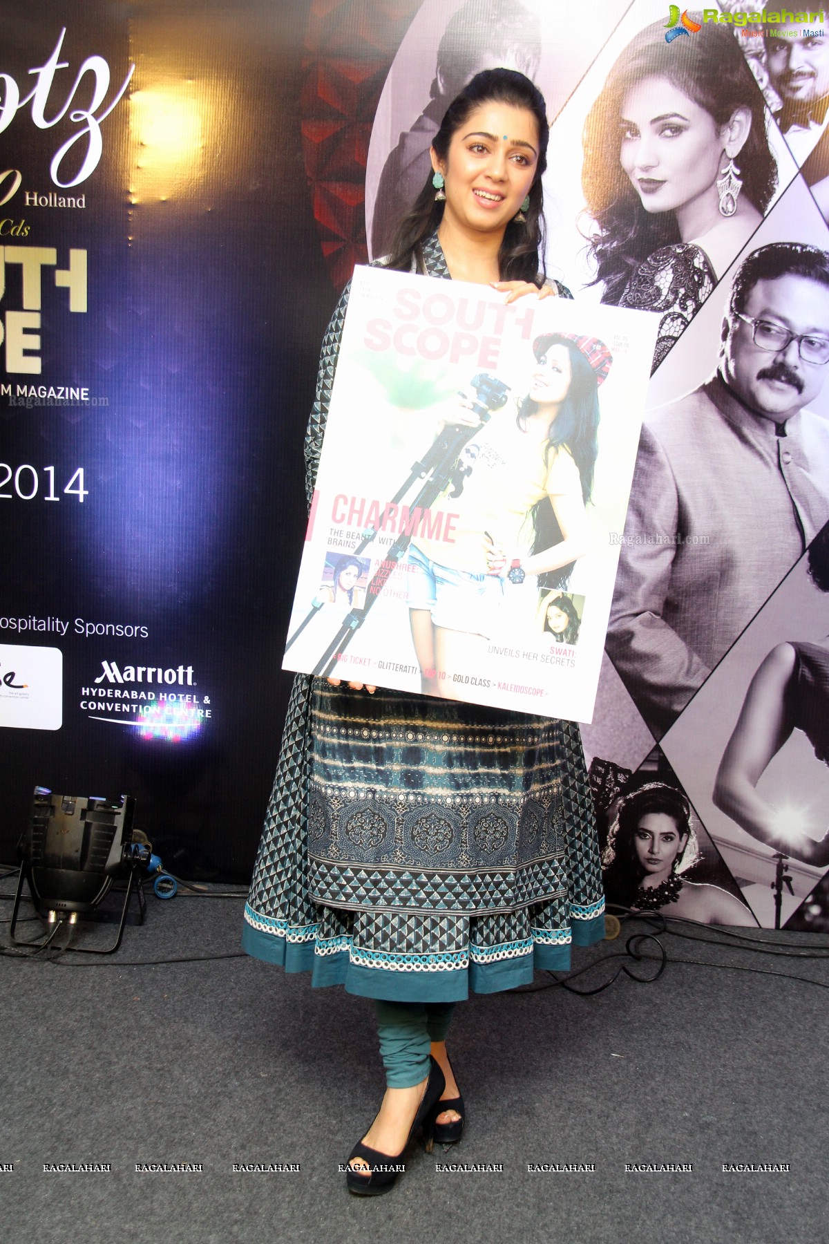 Charmi at 2nd edition Bootz South Scope Calendar Launch Hyderabad