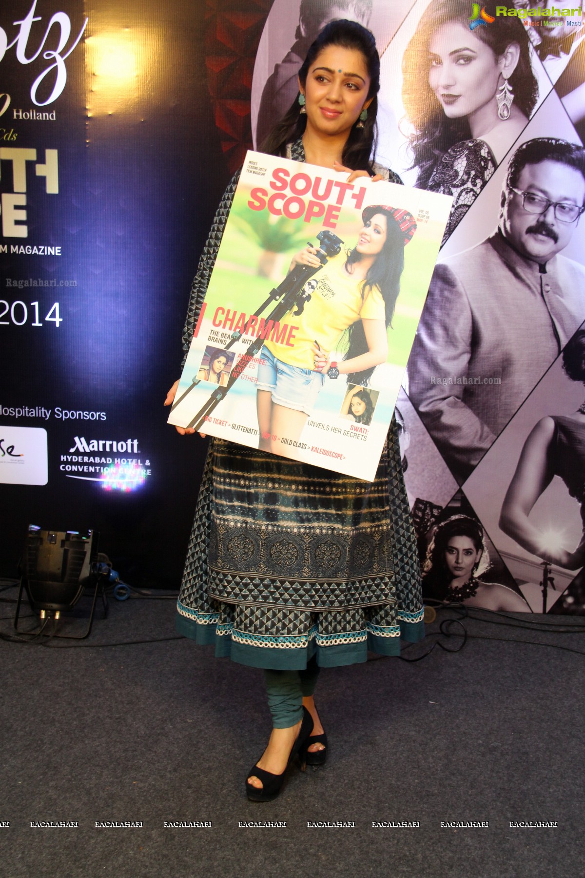 Charmi at 2nd edition Bootz South Scope Calendar Launch Hyderabad