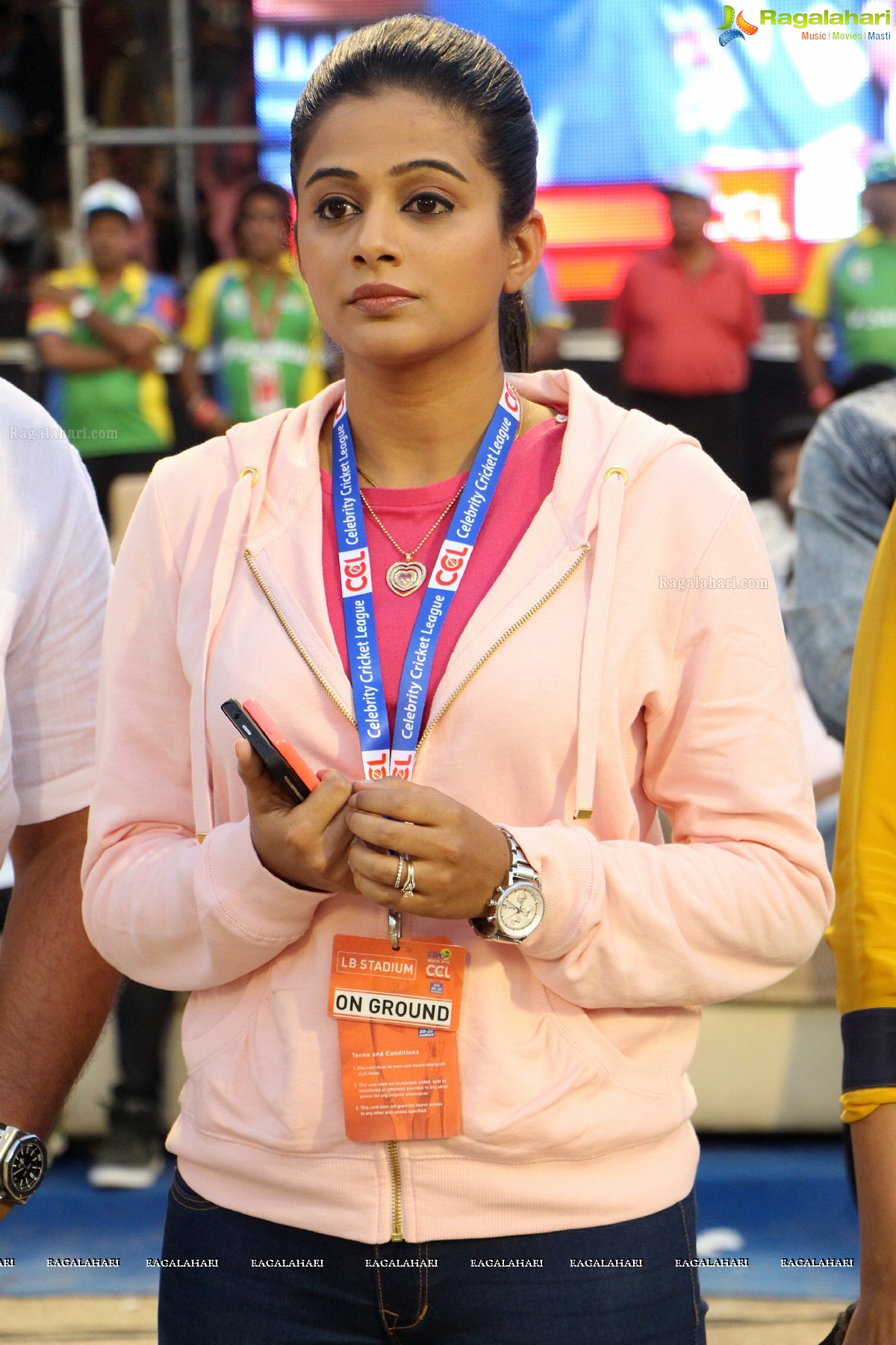 Priyamani at CCL4 finals at LB Stadium Hyderabad - Exclusive Photos