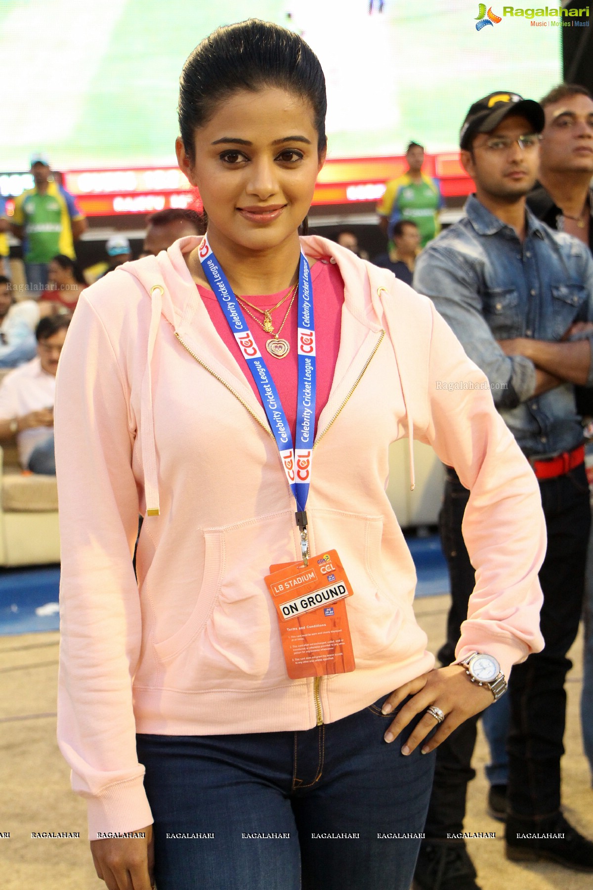 Priyamani at CCL4 finals at LB Stadium Hyderabad - Exclusive Photos