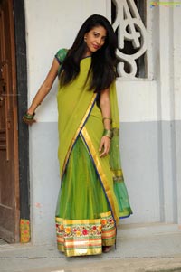 Daksha Nagarkar in Half Saree