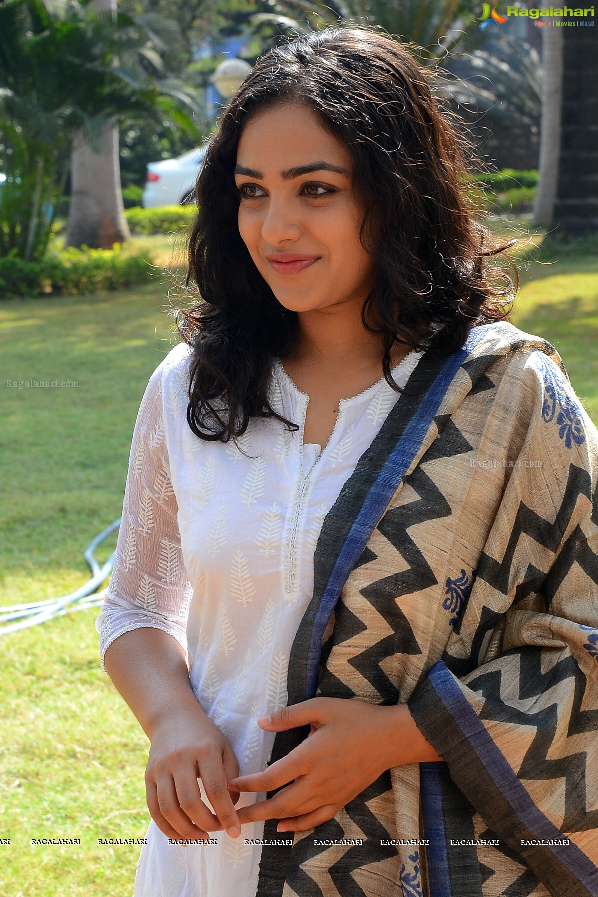 Nithya Menon at Malli Malli Idi Rani Roju Success Meet