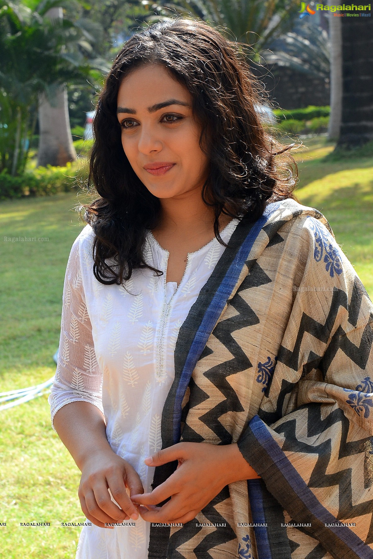 Nithya Menon at Malli Malli Idi Rani Roju Success Meet