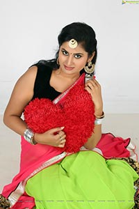 Ankitha Half Saree