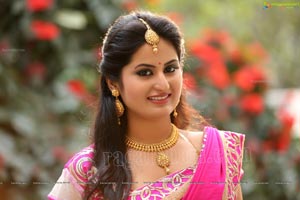 Ankitha in Half Saree