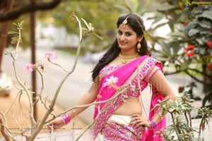 Ankitha in Half Saree