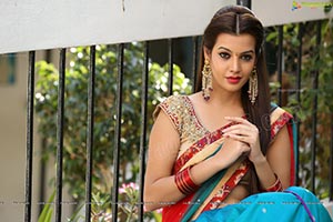 Diksha Panth in Half Saree