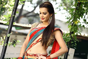 Diksha Panth in Half Saree