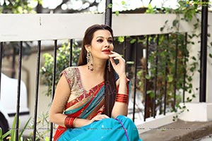 Diksha Panth in Half Saree