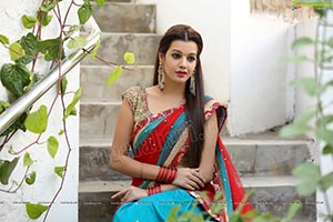 Diksha Panth in Half Saree