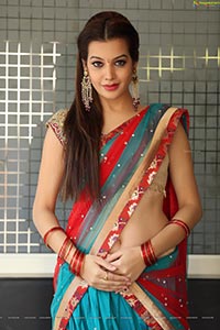 Diksha Panth in Half Saree